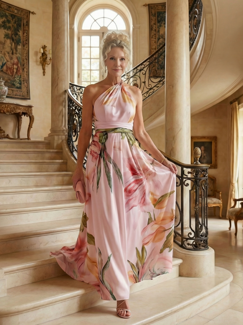 Bárbara | Vestido Maxi Floral Ligero