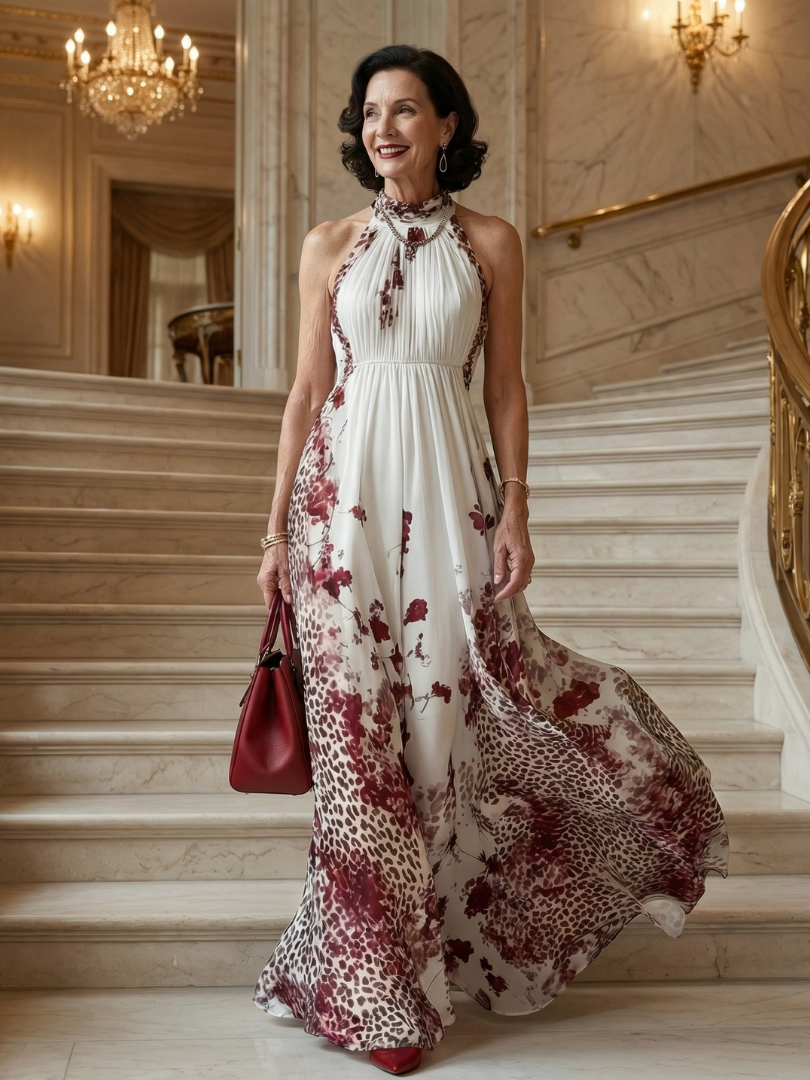 Marisa | Vestido Maxi Plisado Blanco