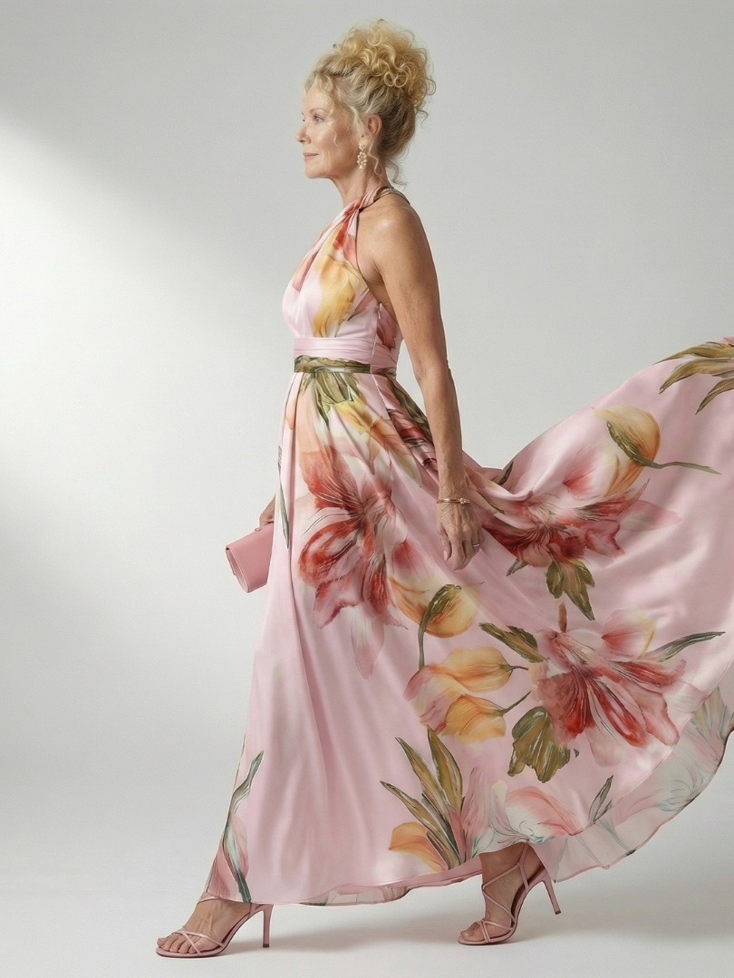 Bárbara | Vestido Maxi Floral Ligero