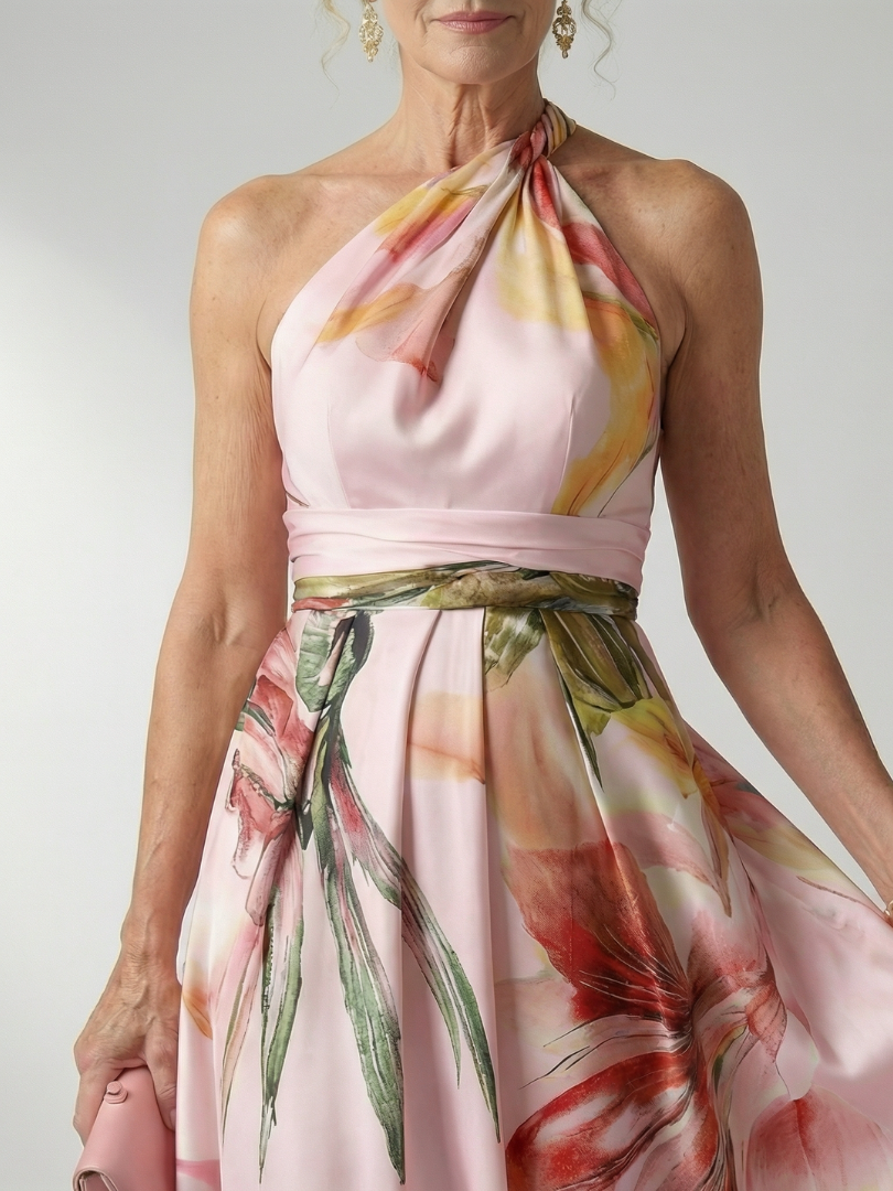Bárbara | Vestido Maxi Floral Ligero
