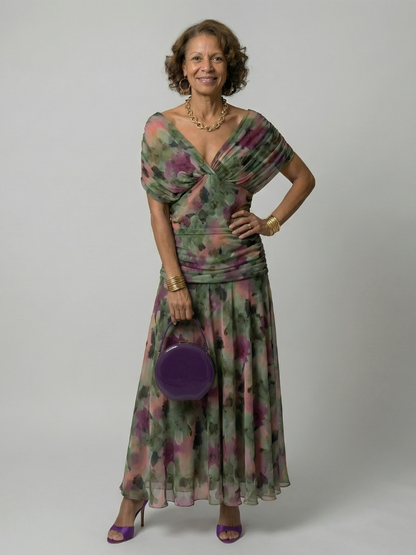 Candela | Vestido Midi Sin Hombros