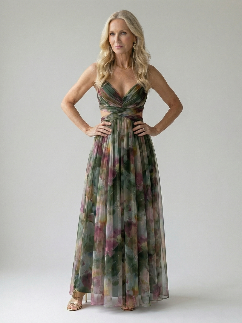 Ainhoa | Vestido Maxi de Envuelto Suave
