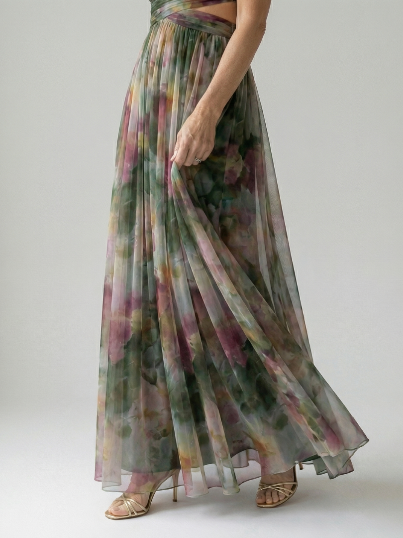 Ainhoa | Vestido Maxi de Envuelto Suave
