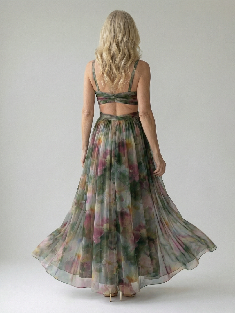 Ainhoa | Vestido Maxi de Envuelto Suave