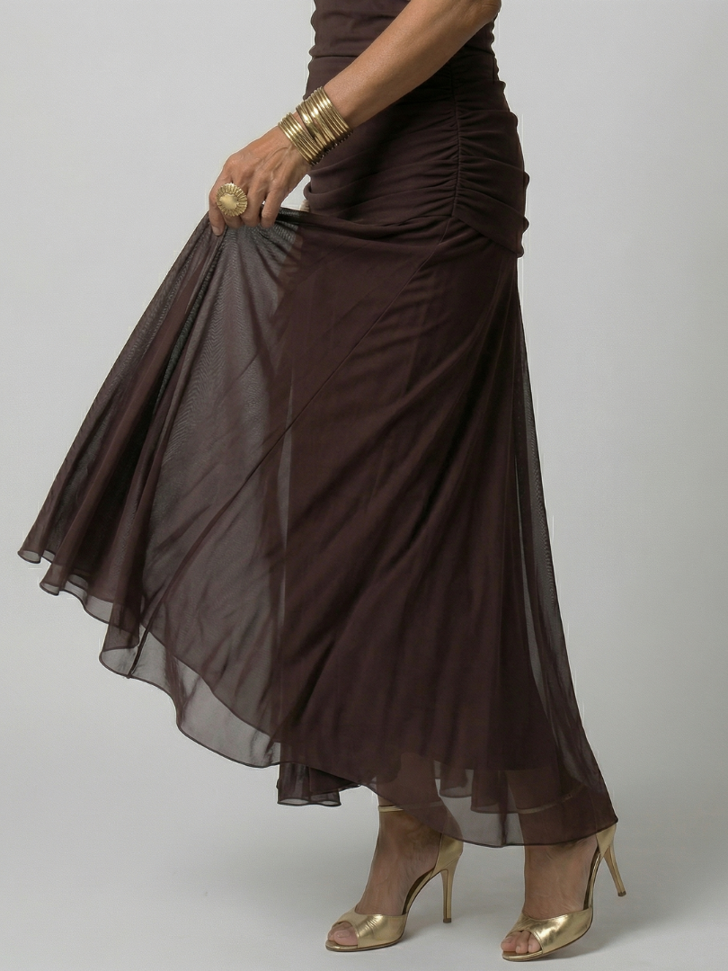 Candela | Vestido Midi Sin Hombros