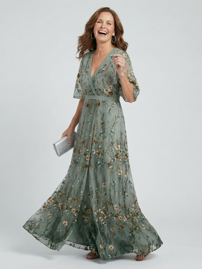 Aitana | Vestido Maxi Fluido con Halter