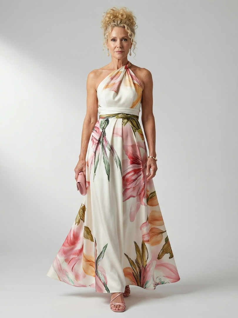 Bárbara | Vestido Maxi Floral Ligero
