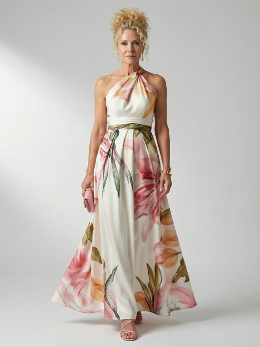 Bárbara | Vestido Maxi Floral Ligero