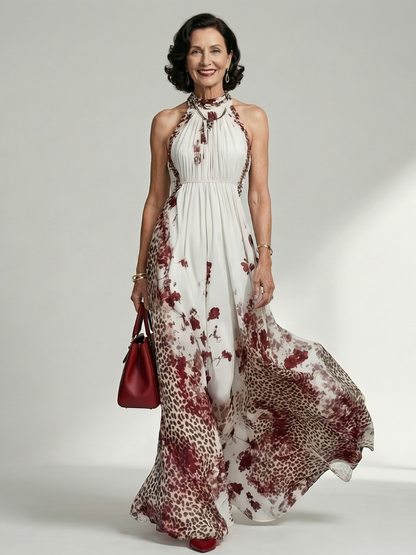 Marisa | Vestido Maxi Plisado Blanco