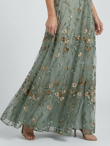 Aitana | Vestido Maxi Fluido con Halter