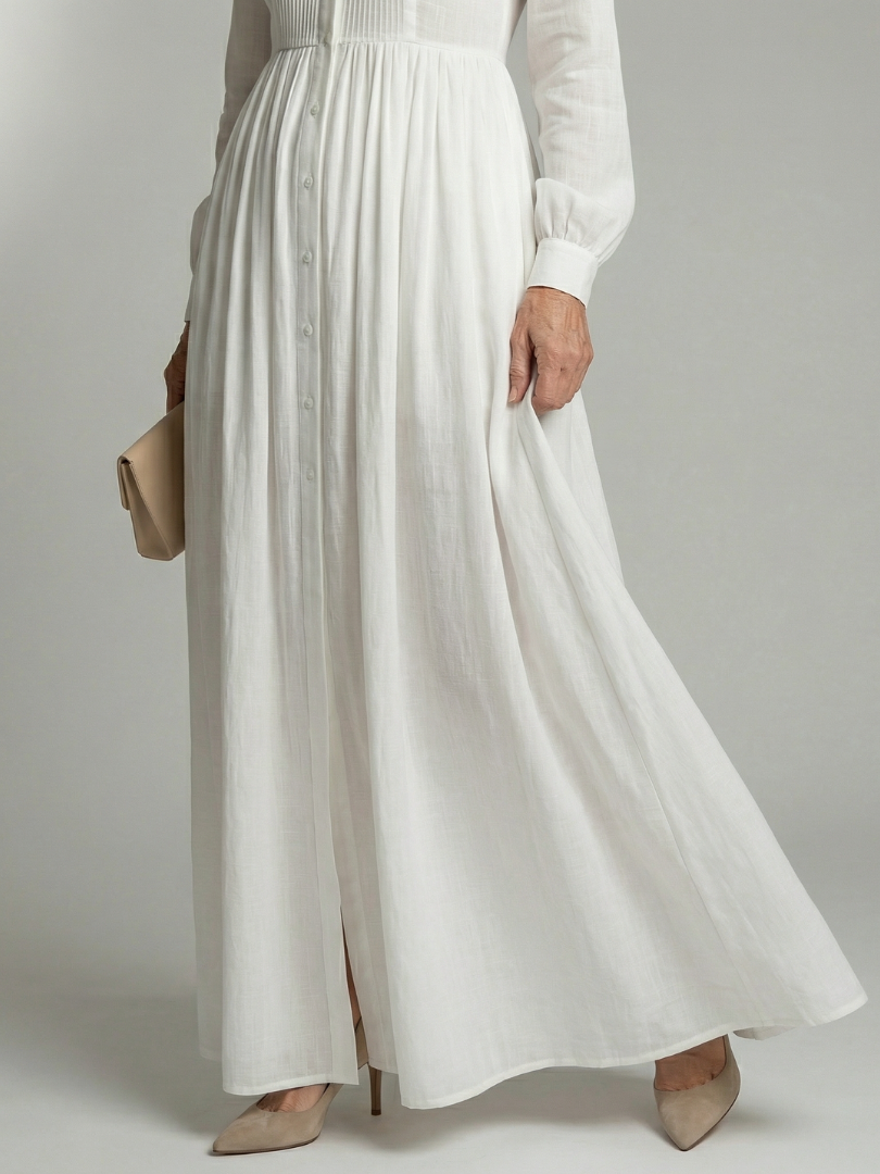 Fátima | Vestido Maxi de Flujo Suave