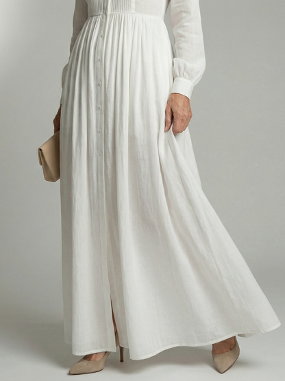 Fátima | Vestido Maxi de Flujo Suave