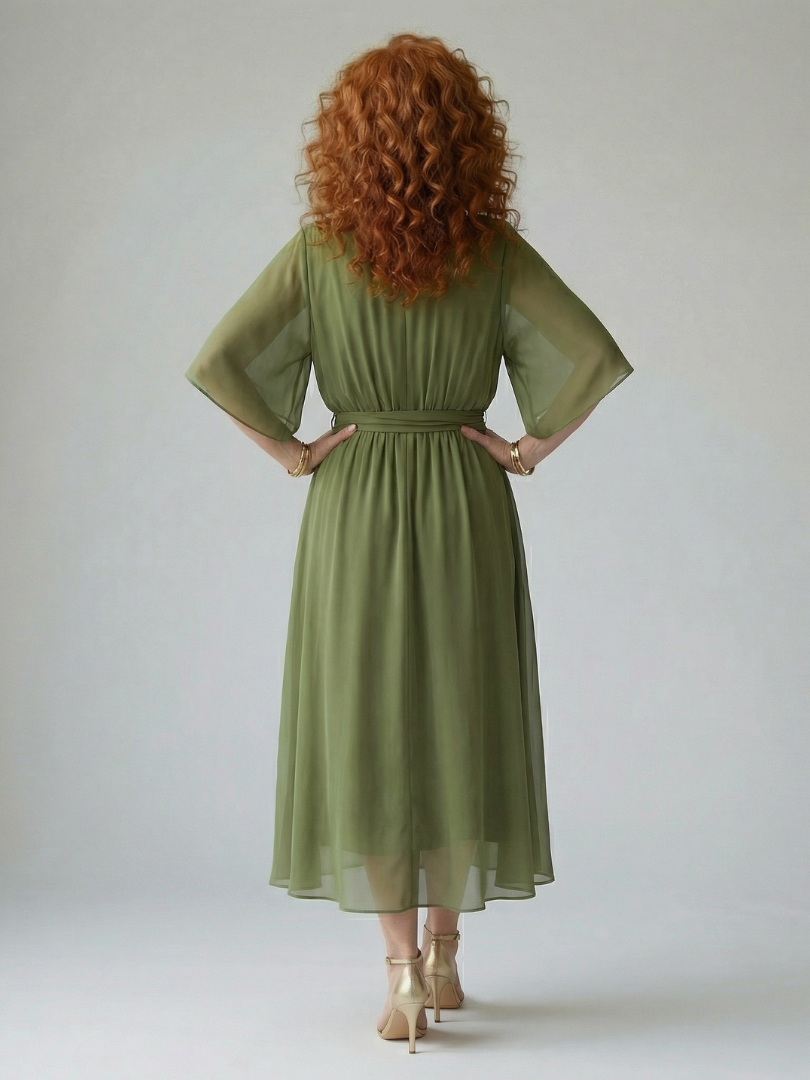 Marina | Vestido Midi con Caída Ligera