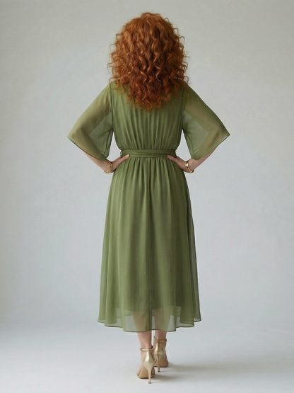 Marina | Vestido Midi con Caída Ligera