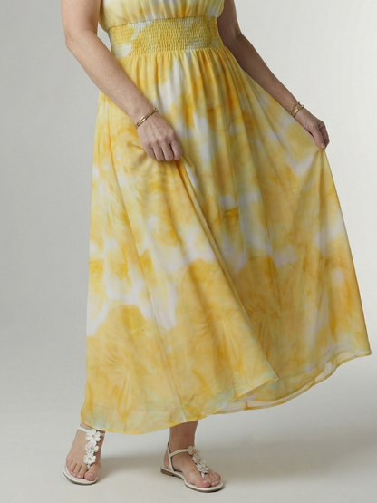 Lara | Vestido Midi con Cuello Halter