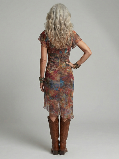 Gema | Vestido Midi Halter Silencioso