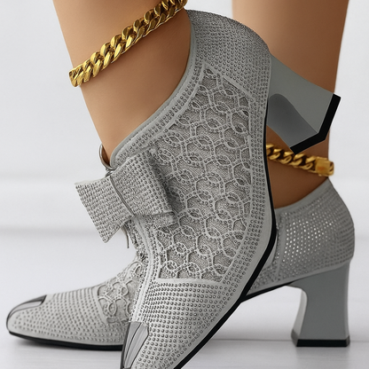 Zapatos de Tacón Vivienne con Lazo