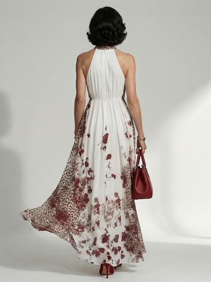Marisa | Vestido Maxi Plisado Blanco
