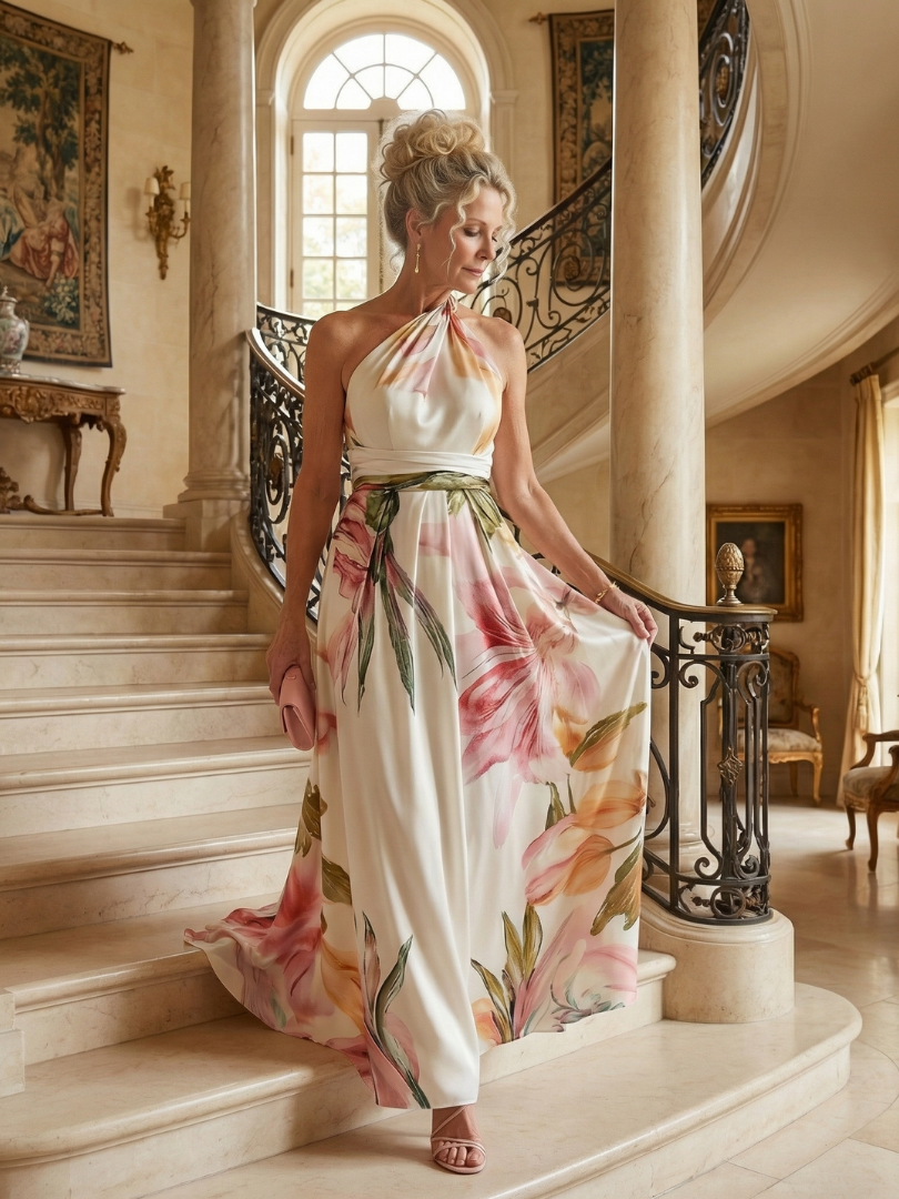 Bárbara | Vestido Maxi Floral Ligero