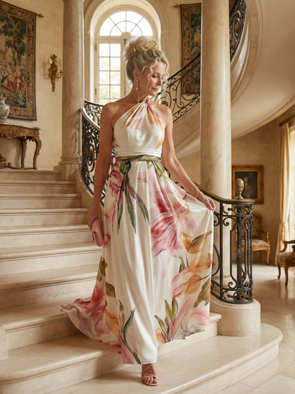 Bárbara | Vestido Maxi Floral Ligero
