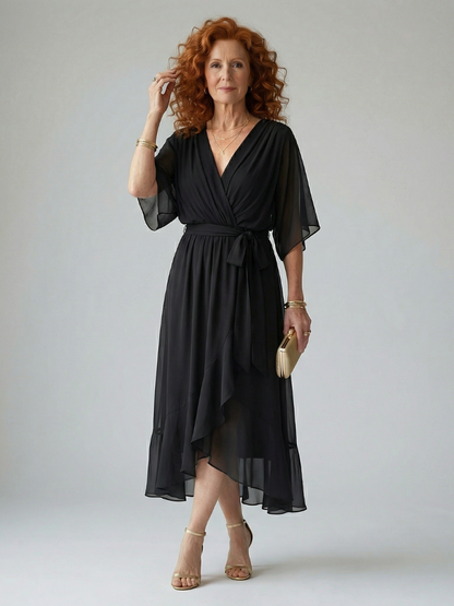 Marina | Vestido Midi con Caída Ligera
