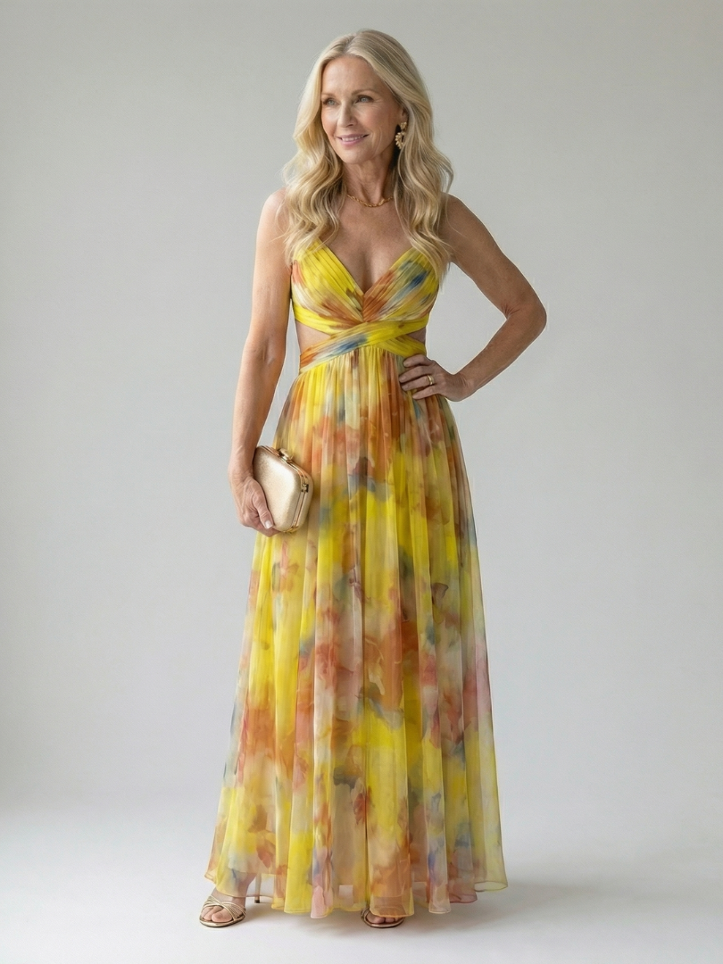 Ainhoa | Vestido Maxi de Envuelto Suave