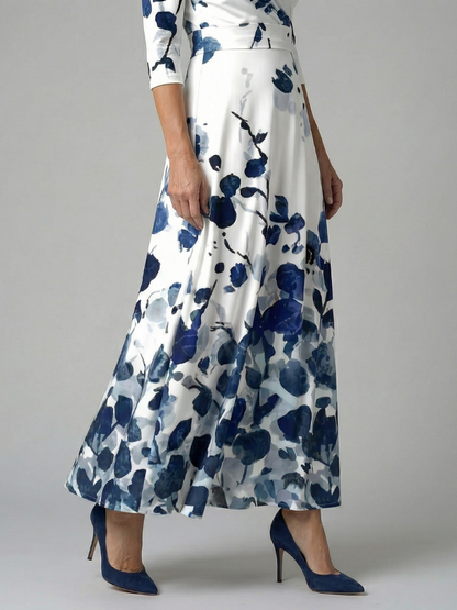 Paula | Vestido Midi con Cuello Envolvente