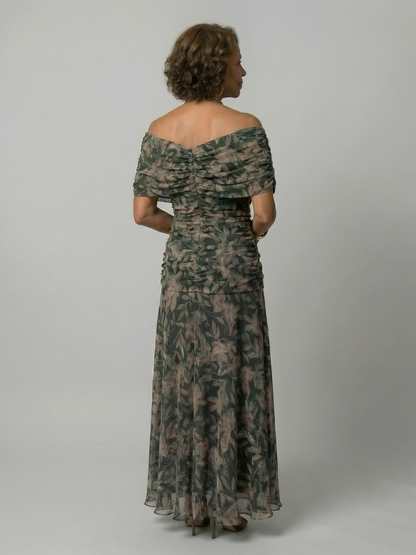 Candela | Vestido Midi Sin Hombros