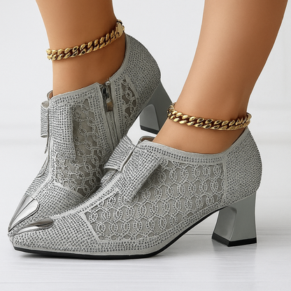 Zapatos de Tacón Vivienne con Lazo