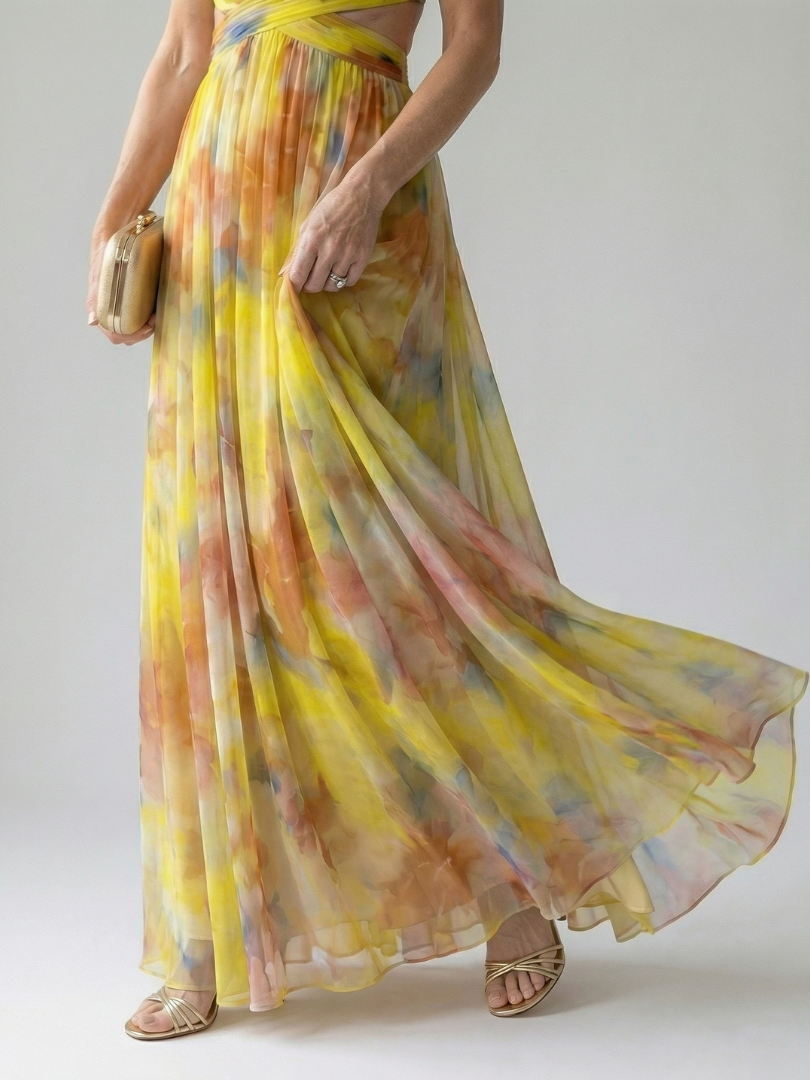Ainhoa | Vestido Maxi de Envuelto Suave
