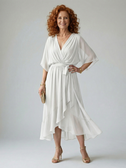 Marina | Vestido Midi con Caída Ligera
