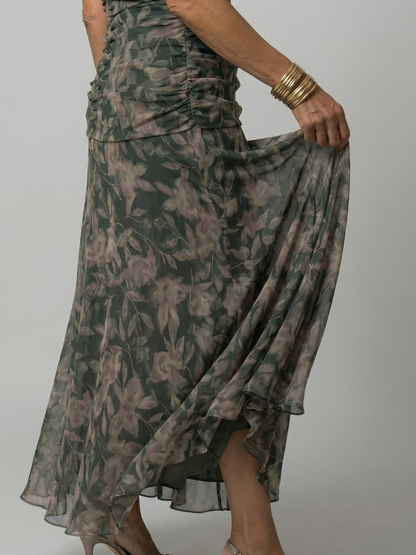 Candela | Vestido Midi Sin Hombros
